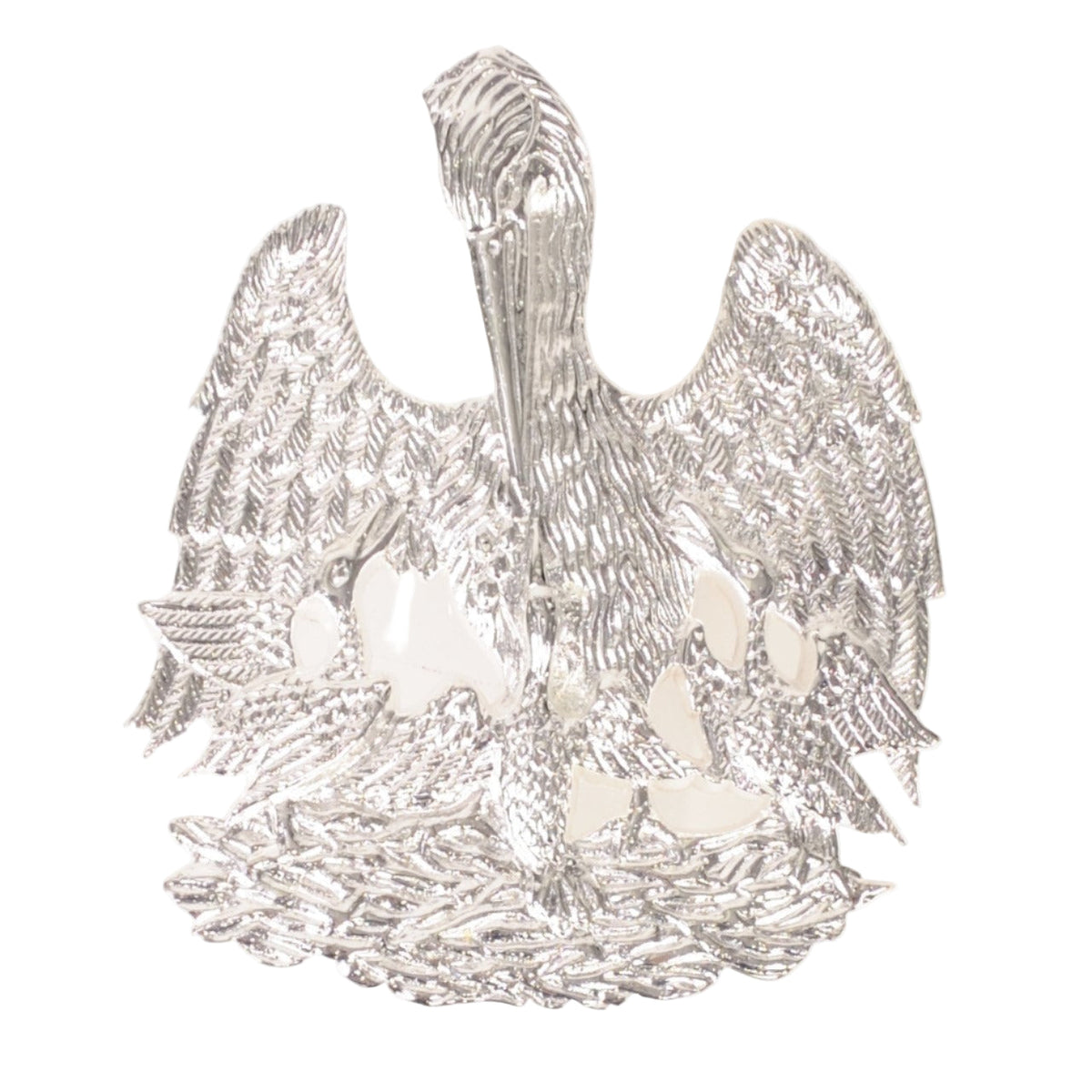 H-362S Silver Plated Pelican Symbolism