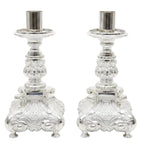 H-373S Silver Plated Short Altar Candlestick