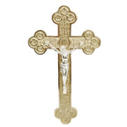 H-392 Brass Wall Hanging Crucifix, Altar Crucifix