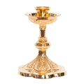 H-44BG Small Gold Plated Altar Candlestick