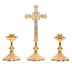 H-44BG Small Gold Plated Altar Candlestick