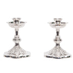 H-44BS Small Silver Plated Altar Candlestick