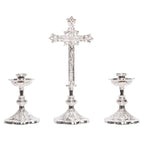 H-44BS Small Silver Plated Altar Candlestick