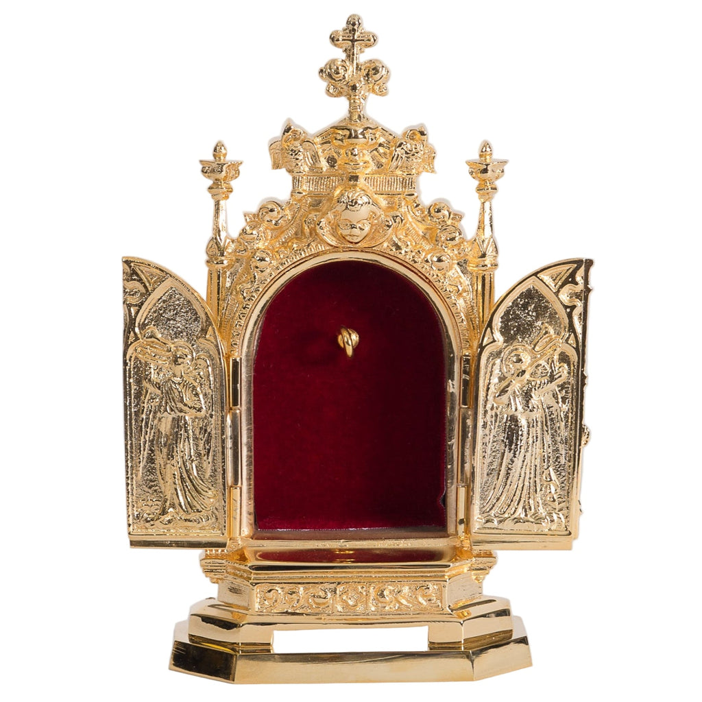 H-46HG Gold Plated Tryptic Reliquary