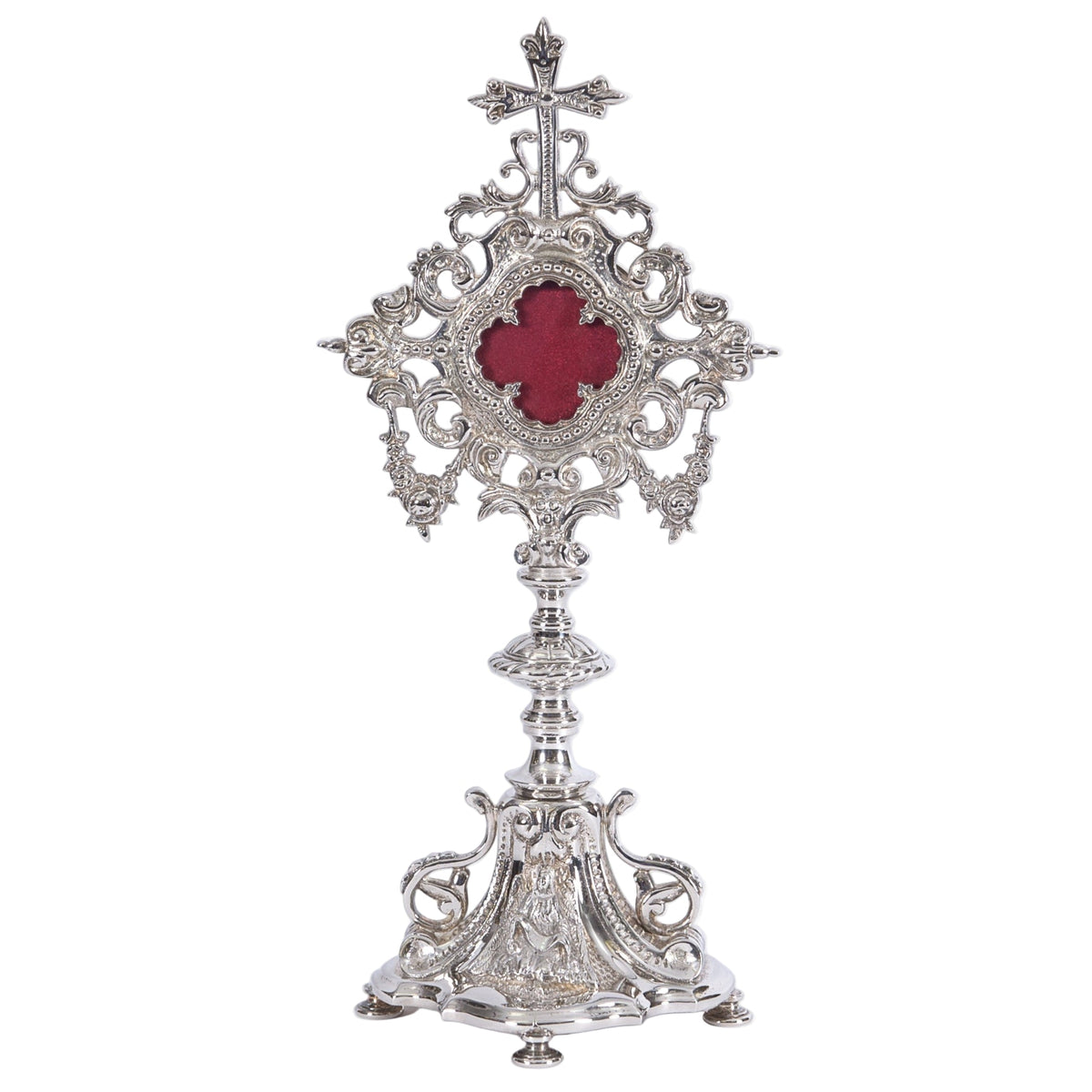 H-84S Silver Plated Reliquary