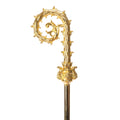 H-90G Gold Plated Bishop Crosier