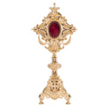 H-9G Large Gold Plated Reliquary