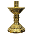 H-98G-8.5 Gold Plated Candlestick