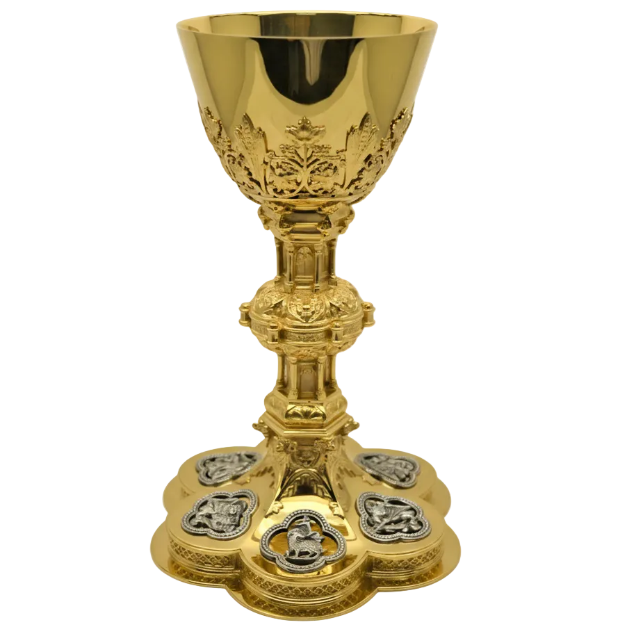 H-2208S Agnus Dei Chalice Silver