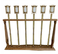 H-311S Set of 6 Small Torches with Wood Stand Fynders Keepers