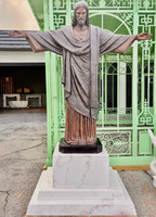 Welcoming Christ  w/ Marble base