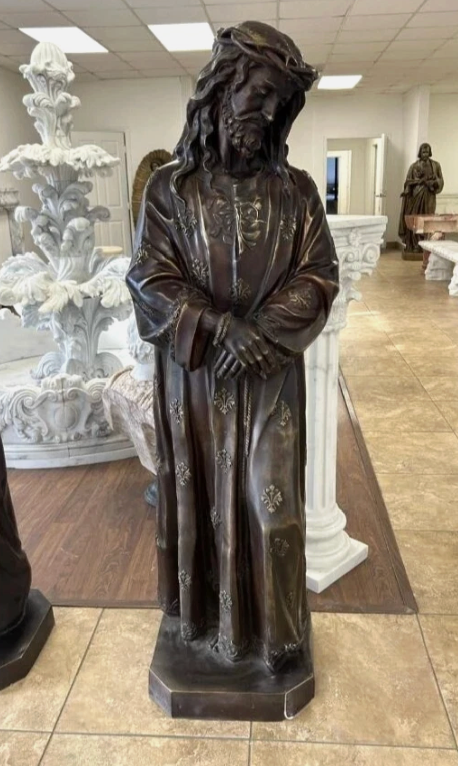 Bronze Scouraged Christ  5.5