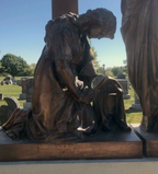 108" Crucifixion Scene in Bronze