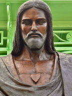 Welcoming Christ  w/ Marble base
