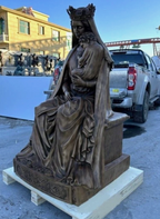 Seated Our Lady of Wisdom In Bronze