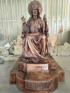 Christ the King Seated on Throne 72"