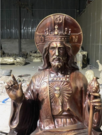 Christ the King Seated on Throne 72"