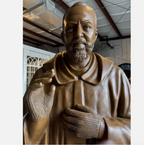 72" Real Bronze Saint Padre Pio Statue