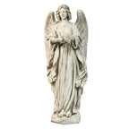 Angel for Lantern 48 inch statue, white finish