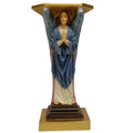 Hand Painted Praying Angel Pedestal, Credence Table