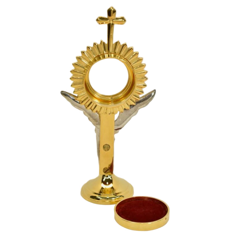 H-52G Gold Plated Angel Reliquary