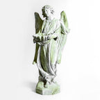 Angel's Gift 60 inch statue, fiber stone finish