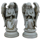 Pair of Praying Adoring Angel Statues