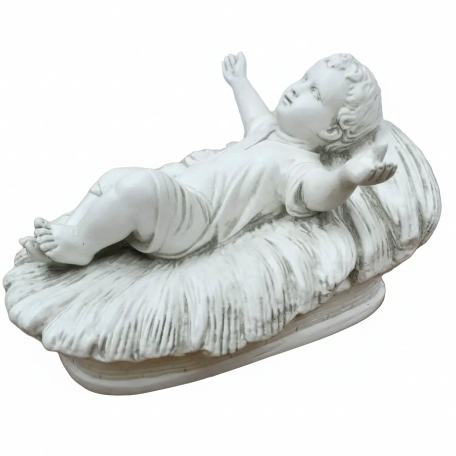 Fiberglass Baby Jesus in Manger (For Nativity)