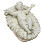 Fiberglass Baby Jesus in Manger (For Nativity)