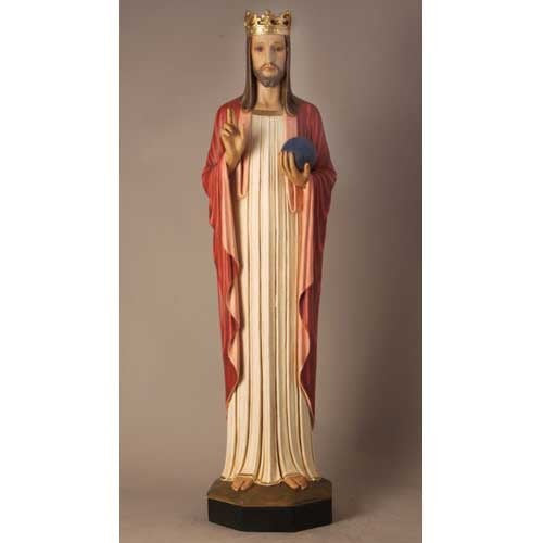 Christ the King 47 inch statue, color finish