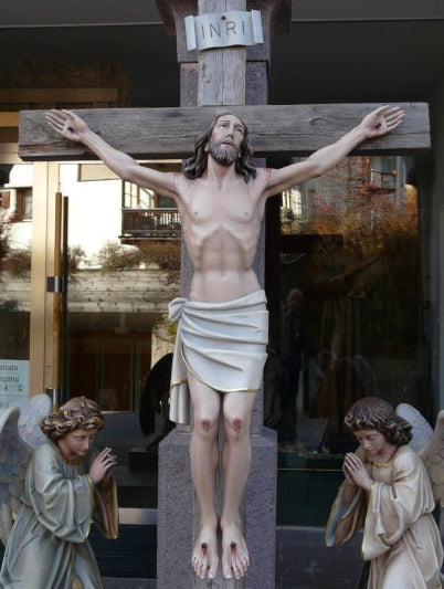 Wood Carved Crucifix (COR15)