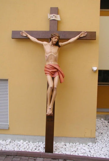 Wood Carved Crucifix (COR16) Fynders Keepers