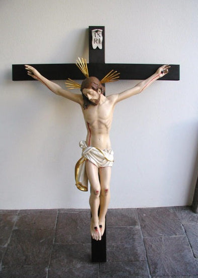 Wood Carved Crucifix (COR9)
