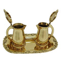 H-359B Brass Cruet Set with Tray Fynders Keepers