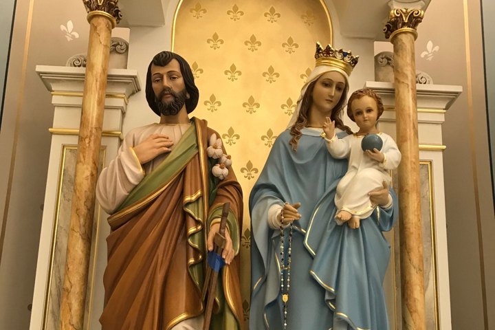Statues of St. Joseph and the Virgin Mary