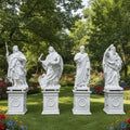 Set of 4 Marble Statues of The Four Evangelists