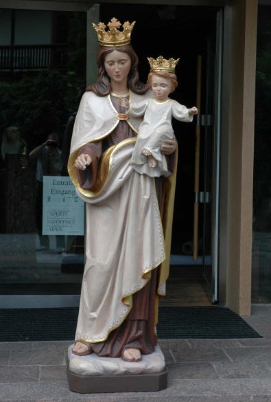 Wood Carved Statue of Our Lady of Mt. Carmel (FSMC46)