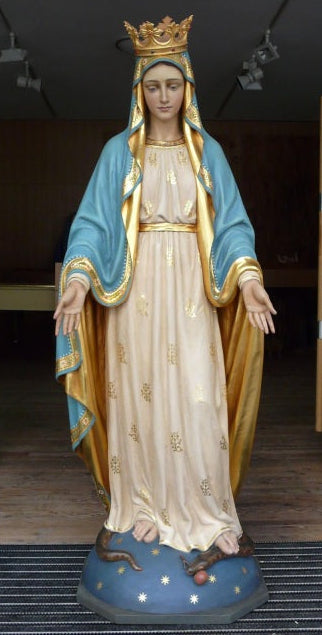 Wood Carved Statue of Mary (FSOL10)