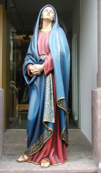 Wood Carved Statue of Mary, Our Lady of Sorrows (FSOL33)