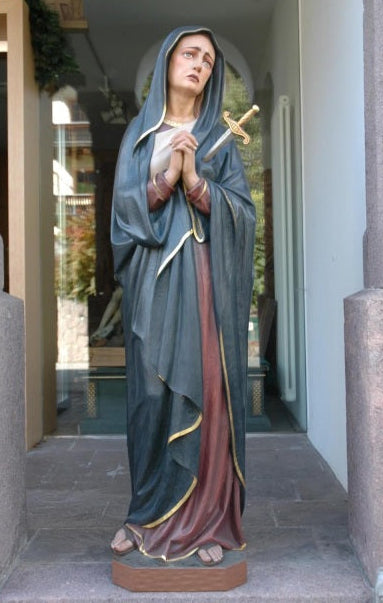 Wood Carved Statue of Our Lady of Sorrows (FSOL34)