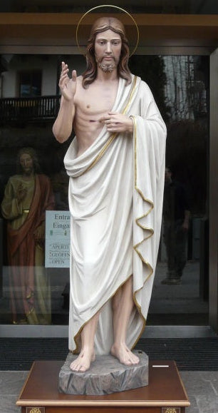Wood Carved Statue of Risen Christ (FSRC04)