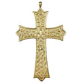 H-7615G Gold Plated IHS Bishops Pectoral Cross