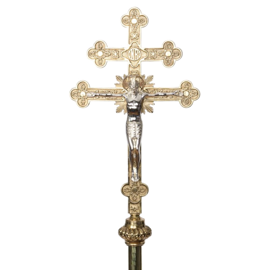 H-137PC Archbishop Processional Crucifix Fynders Keepers