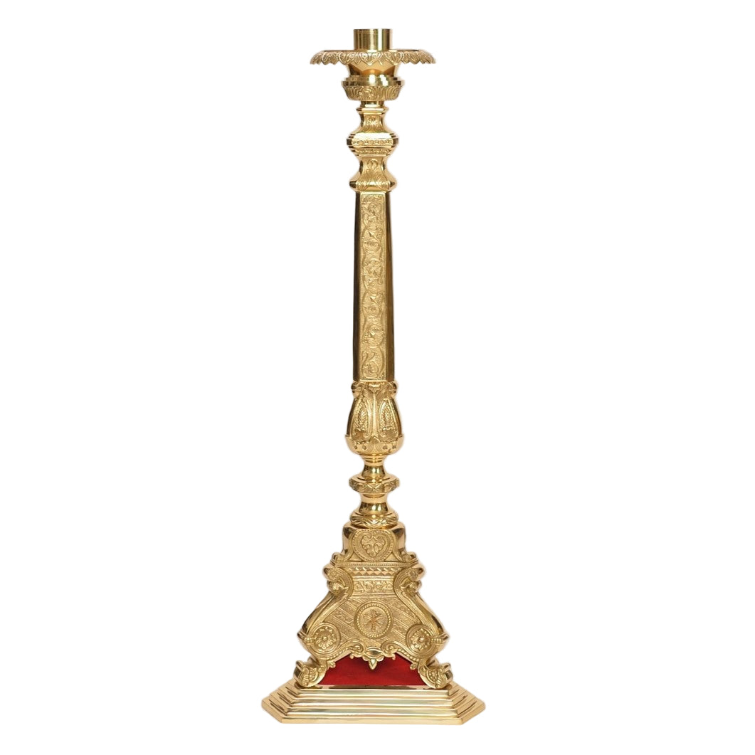 H-152 Paschal Candlestick 48" Fynders Keepers