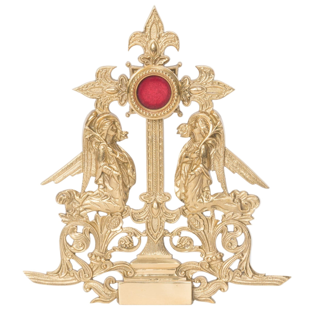 H-192 Angel adoring Reliquary 10.75" Fynders Keepers