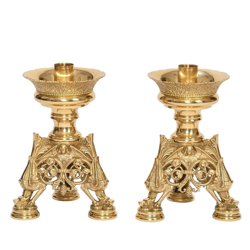 H-283 Candlesticks 11" Fynders Keepers