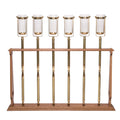 H-311 Set of 6 Torches with Wood Stand Fynders Keepers