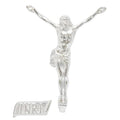 H-118CINRI Silver Plated Corpus for your Crucifix, 5 1/8" ht.