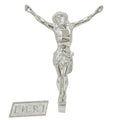 H-143CINRI Silver Plated Corpus for your Crucifix, 8 1/2" ht.