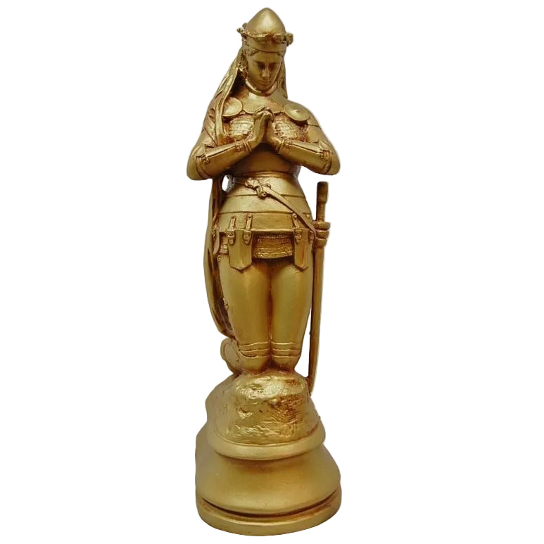 Fiberglass Statue of Joan of Arc, 20" ht.
